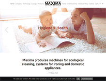 Tablet Screenshot of maximaitalia.com